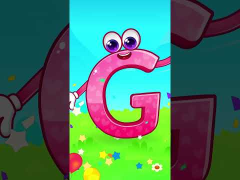 Alphabet Letter G | Quickly Learn Tracing, Phonics Everything About ABC Letter G 🎁🍇🦍 #shorts