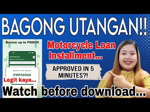 BORROW UPTO 50,000PHP KAY MOTORCYCLE LOAN || LEGIT KAYA?