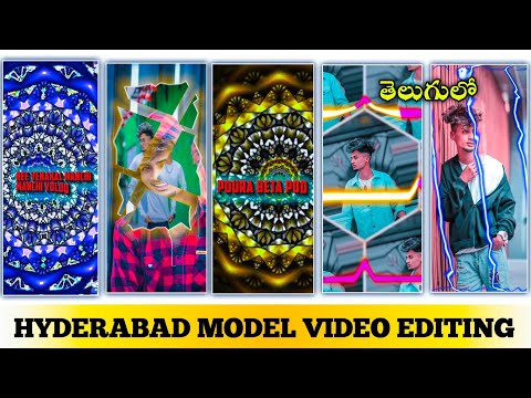 Insta Trending Hyderabad Model Editing Alightmotion || Trending🔥Alight motion video editing Telugu