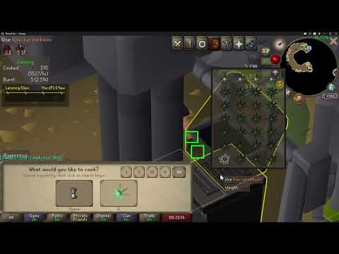 [OSRS] Karambwans w/ 2-Tick Banking (1m+ cooking xp/hr | 5.5k fish/hr)