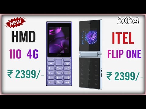 HMD 110 4G vs iTel Flip One | Feature Phone 2024 New 4G