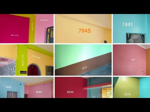 Best color combination for painting | Skay Blue Wall painting color | Beautiful bedroom dining room