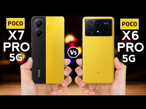 POCO X7 Pro 5G vs POCO X6 Pro 5G