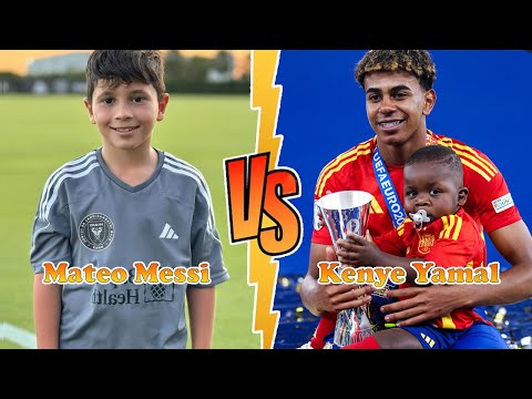 Mateo Messi (Messi's Son) VS Kenye Yamal (Yamal's brother) Transformation ★ From Baby To 2024