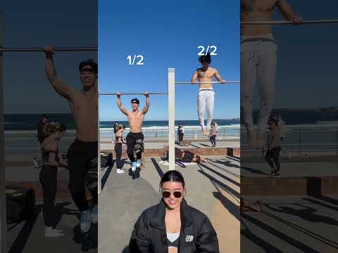 Muscle-up tic tac toe game! #gym #muscleup #헬스 #헬창