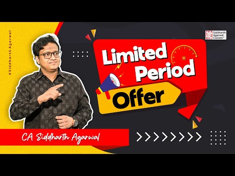 Limited Period Offer | Fees Discount | Siddharth Agarwal