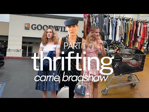 THRIFT WITH ME/ INSPIRED BY CARRIE BRADSHAW PART 2