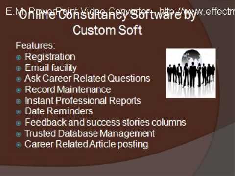 Online Consultancy Software by Custom Soft