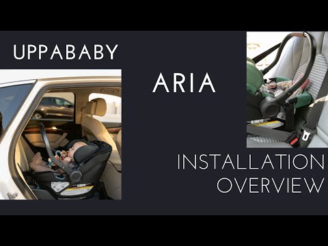 UppaBaby ARIA Infant Car Seat Installation Overview