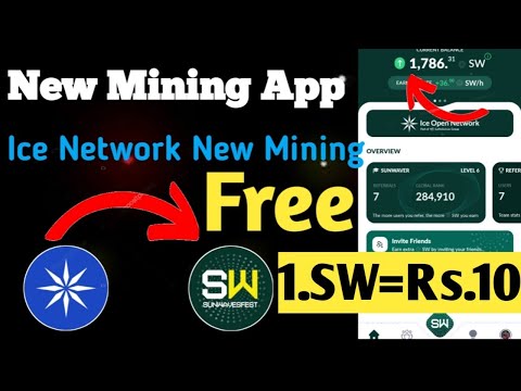 Sunwaves Token mining || Ice Network New mining app || New mining app 2024 || Hamster alternative