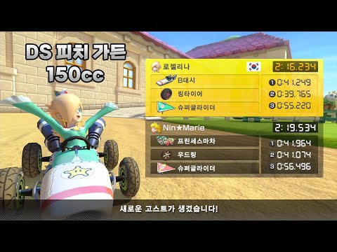 [마리오 카트 8 디럭스 부스터 코스 패스] DS 피치 가든 150cc