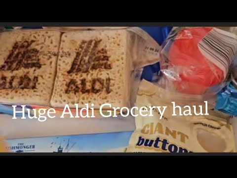 Big Aldi Food shop for my large family UK