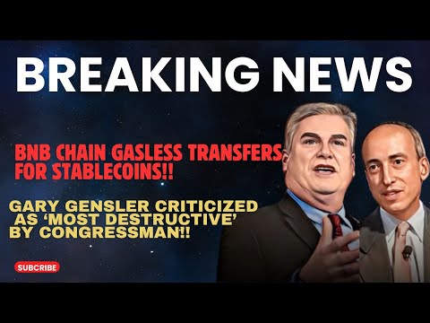 BREAKING NEWS🚨🚨GARY GENSLER CRITICIZED AS 'MOST DESTRUCTIVE' BY CONGRESSMAN!!