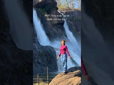 All good things happen early in the morning! Athirapally Waterfall, Kerala, India