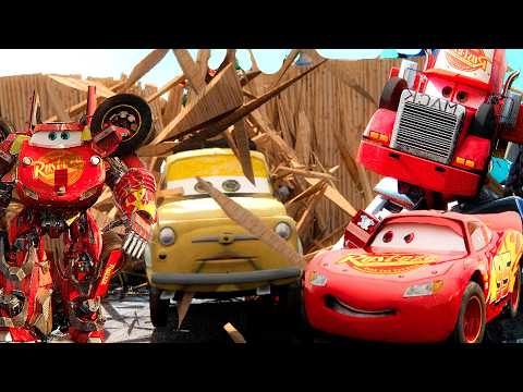 Lightning McQueen in Real Life Disney pixar Cars Drifts STORM