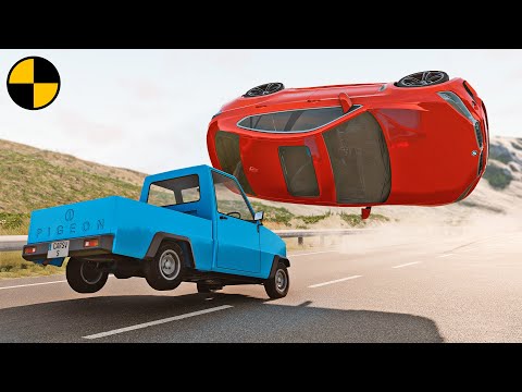 Rollover Car Crashes #1 😱 BeamNG.Drive