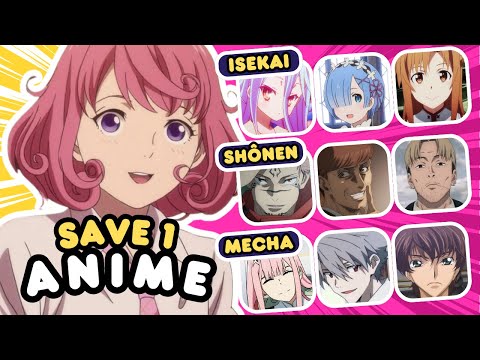 Save 1 ANIME for each GENRE 🔥 ANIME QUIZ