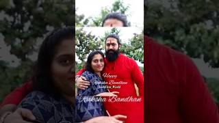 KGF star Yash Celebrate Rakhi❤️✨@thenameisyash #thenameisyash #kgf #kgfchapter2 #kgf3