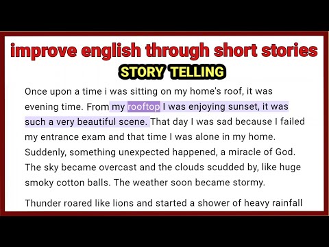 learn english thought story, basic level of english for new english learners. #english #englishstory