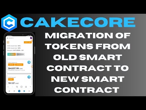 CAKECORE - New smart contract has been released | Stake your CAKE tokens to get migrated