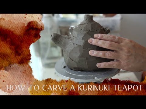 Kurinuki Teapot: How to carve a teapot tutorial