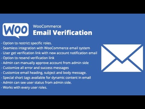 How To Verify WooCommerce Email In WordPress | Add Email Verification| Validating Email In WordPress