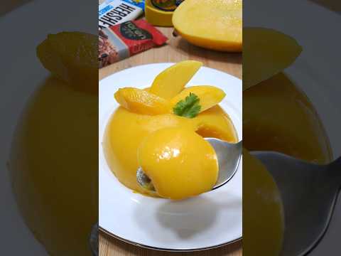 Mango Pudding 🥭 🍮#shorts #pudding