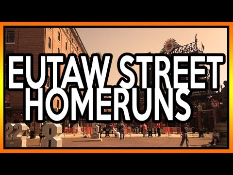 MLB: Eutaw Street Home-runs (HD)