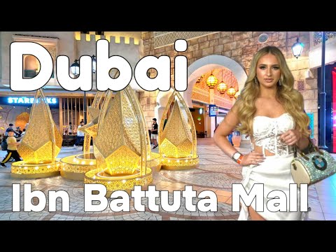 Dubai 🇦🇪 Most Beautiful & Largest Themed Mall! Ibn Battuta Mall [4K] Full Walking Tour