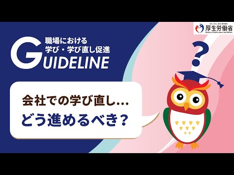 （概要版）職場における学び・学び直し促進ガイドライン解説動画