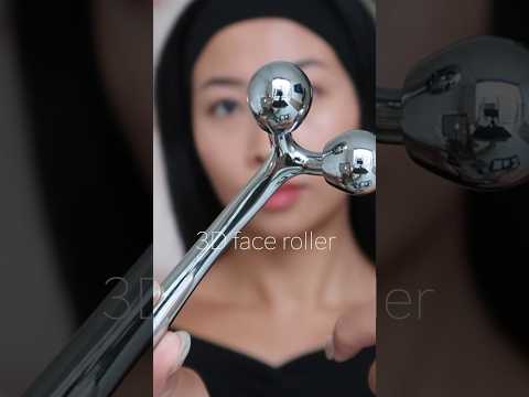 3D face roller. Full follow along tutorial on my channel! #faceroller #facemassage