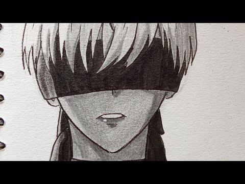 How to draw 9s (from nier automata ver1.1a)|2ba vArtist (anime sketch)