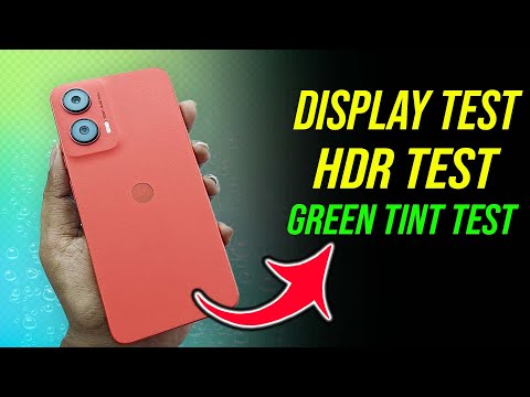 🔥 MOTOROLA G35 5G - FULL Display Test | ⚡ Green Tint Issue, Black Crash Issue, HDR Issue