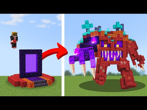 Minecraft, But Anything You Build Comes to Life