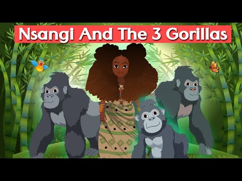 Nsangi and The 3 Gorillas Story | Folktales for Teenagers | @barbuzaar | #folktales