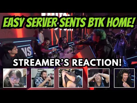 Easy Server Sends BTK Home! Team Vamos Goes To The Playoffs! Streamer's Reaction!