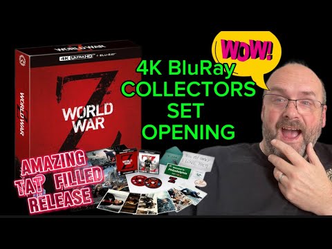 Opening. WORLD WAR Z - 4K Blu-ray Collectors Set Unboxing. #bluray #4k #collector #steelbook #trend