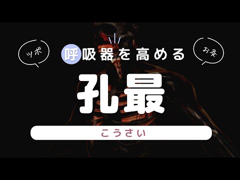 呼吸器を高める！喘息、自律神経症状のツボ「孔最（こうさい）」