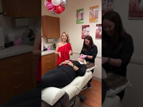 Live microderm demonstration on patient ~ Open house 2022