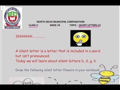 Class 5 English | silent letters | Week 24 | FirstStep | worksheet solution