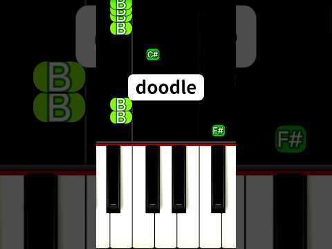 doodle (Slowed) | Piano Tutorial #TikTok