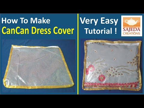 How to Make Beautiful CanCan Dress Cover | Very Simple & Easy Steps by SC