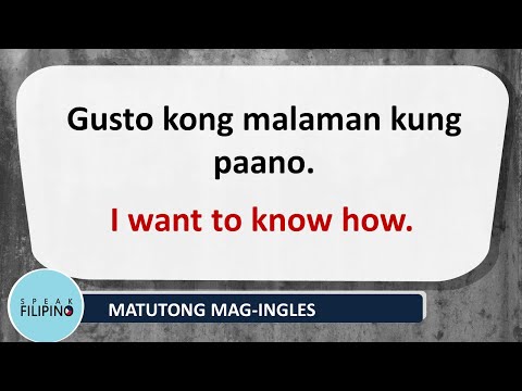 Matutong Mag English Gamit ang "HOW" sa Pangungusap