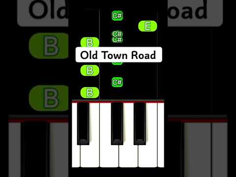 Old Town Road (Piano Tutorial) #TikTok