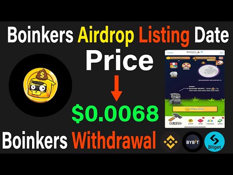 Boinkers Airdrop Listing Date | Boinkers Airdrop Price | Boinkers Withdrawal | #crypto  #yescoin