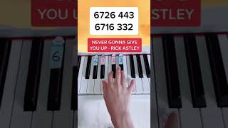 Never Gonna Give You Up - Rick Astley (Piano Tutorial) #nevergonnagiveyouup #rickroll #rickastley