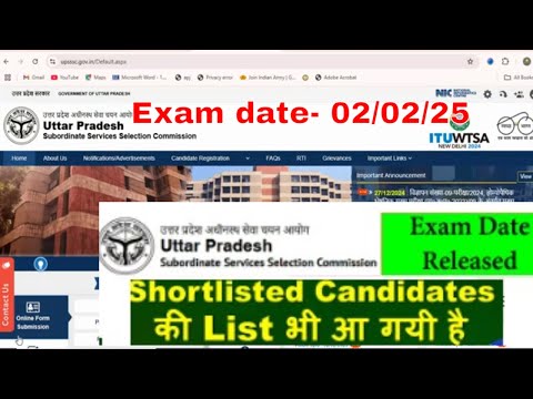 upsssc junior drug analyst exam date | upsssc drug analyst exam date | #junioranalyst