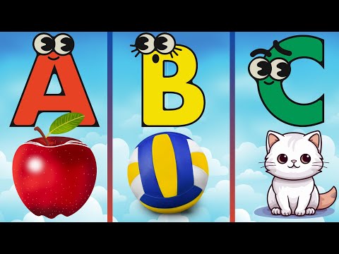 Abc & 123 for Kindergarten | Abc Phonics Song | Alphabet Learning | Nursery Rhymes | A for Apple