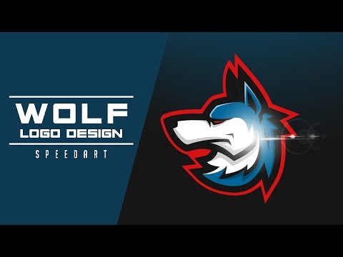 Wolf Logo Design | SpeedArt | Adobe Illustrator