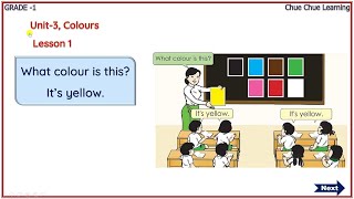 Grade 1 English Unit 3 Lesson 1 |What colour is this?|Colours|ပထမတန္း အဂၤလိပ္စာ အခန္း ၃ သင္ခန္းစာ၁